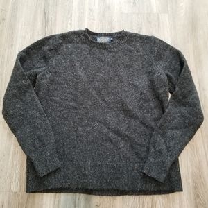 Pendleton Shetland Wool Gray Sweater